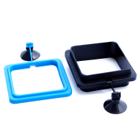 鱼儿投食圈水族箱鱼缸鱼食鱼粮鱼饲料喂食圈投喂圈喂食器