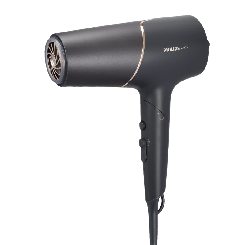 飞利浦(PHILIPS)电吹风机 大功率家用恒温电吹风 负离子护发吹风筒 高速吹风护发系列可折叠手柄 BHD538/25