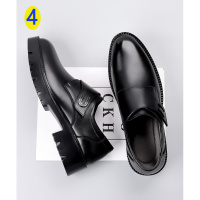 隐形内增高皮鞋男2026新款商务正装男士皮鞋增高8CM新郎结婚鞋男