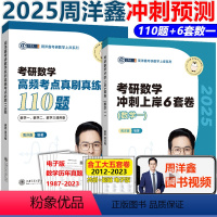 2025周洋鑫考点110题+数一6套卷[分批发] [正版]新版2025周洋鑫考研数学高频考点110题+冲刺上岸6套卷 周