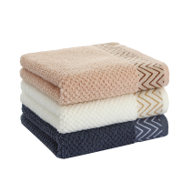 三利斜纹缎边面巾9697