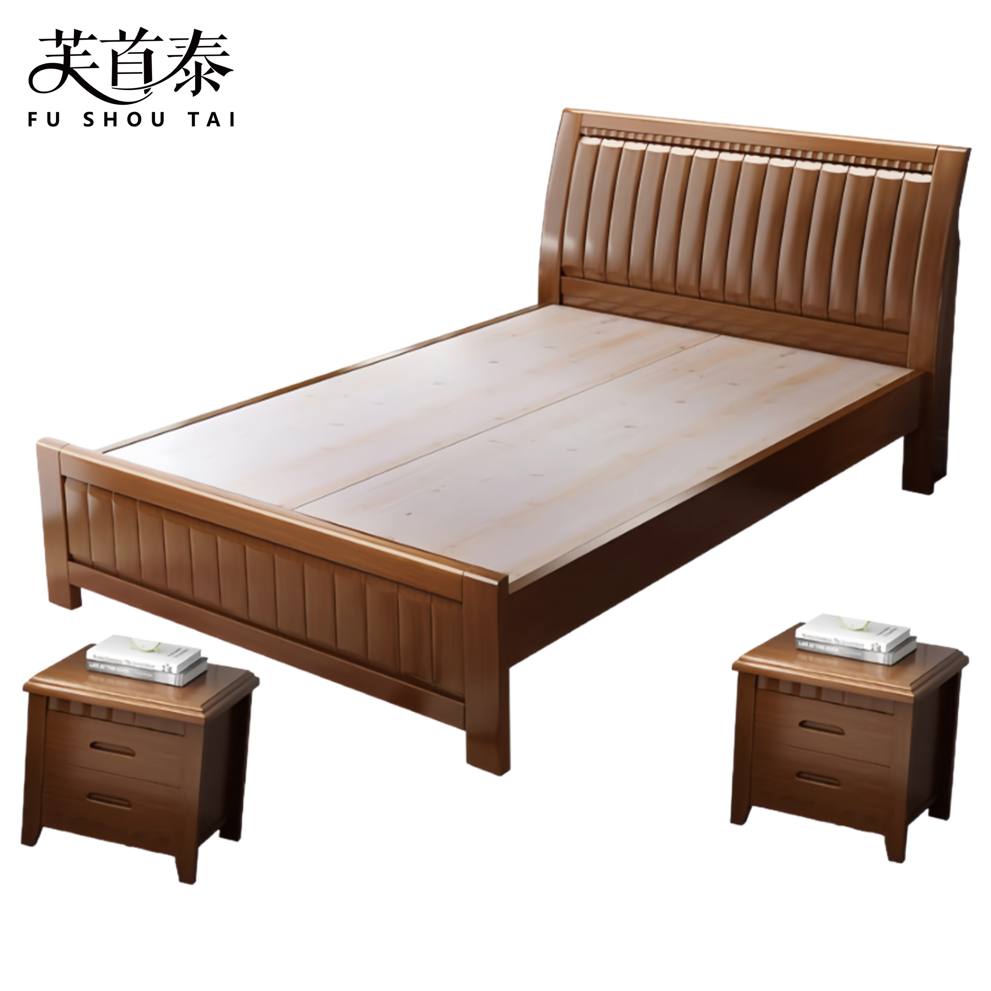 芙首泰床+床头柜1900*1500*960mm(1床2柜)套