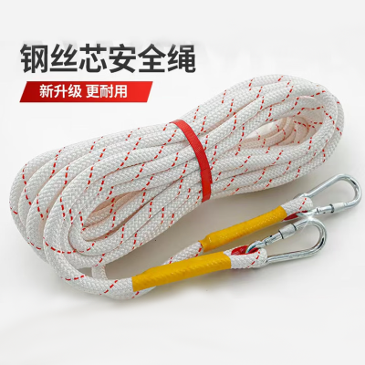 高空作业绳钢丝芯安全绳 绳粗直径18mm 长度20m 单位/条