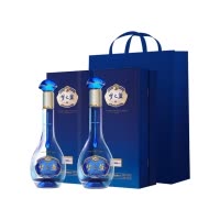 洋河梦之蓝水晶版 浓香型白酒 550mL*2瓶 40.8度