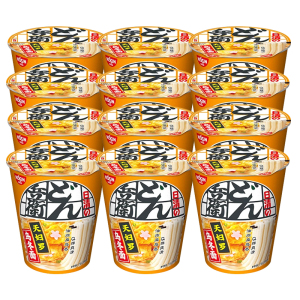 日清(Nissin)咚兵卫乌冬面泡面速食方便面早餐宵夜 天妇罗86g*12杯