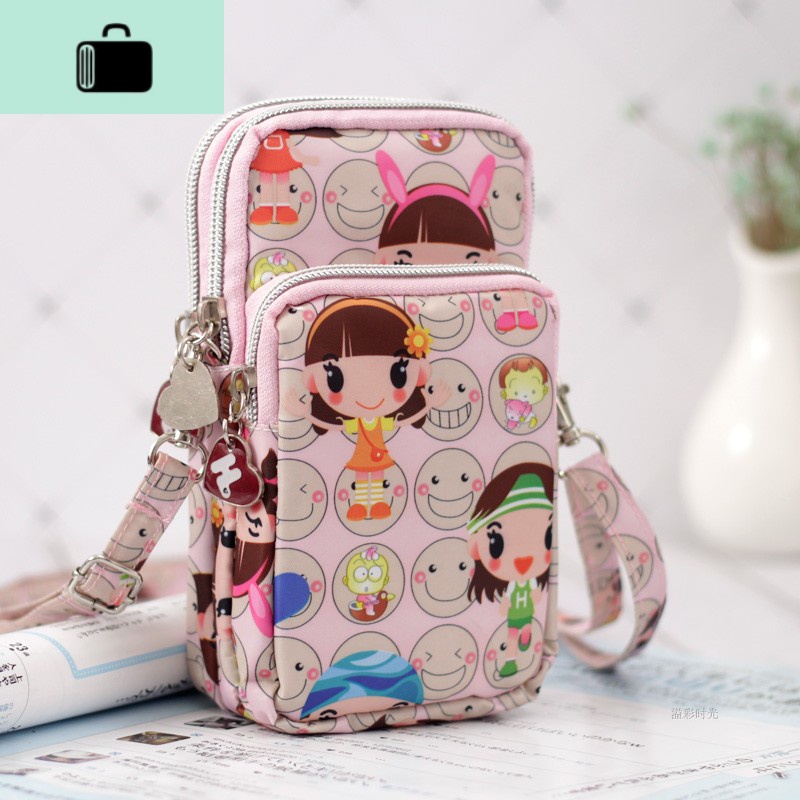 两用手机包女斜挎包小包包韩版可爱零钱包女新款迷你小包女手机袋NEW LAKE