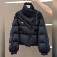年新款棉服女冬短款韩版个性不规则棉衣设计感宽松加厚棉袄潮