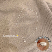 纯银银坨坨猪鼻子项链女气质ins设计感时尚百搭锁骨链学生党送女朋友老婆情人节七夕生日礼物