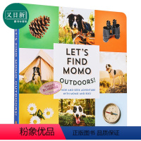 [正版]Lets Find Momo Outdoors寻找莫莫2 让我们找到户外的Momo 英文原版纸板书A Hide