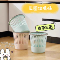 大号家用压圈垃圾桶大容量厨房镂空垃圾桶无盖收纳
