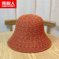 帽子女夏遮阳防晒薄款双面可戴镂空透气可折叠日系蕾丝盆帽太阳帽