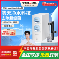 安吉尔净水器家用直饮机 RO反渗透膜净饮机玉龙/天池Max1200G双出水0阻垢剂