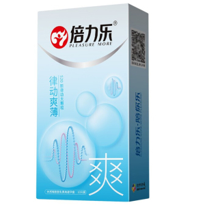 倍力乐律动爽薄大颗粒避孕套10只装男性安全套情趣狼牙套浮点凸点超薄润滑男用保险套中号夫妻性生活房事计生器械男士成人性用品