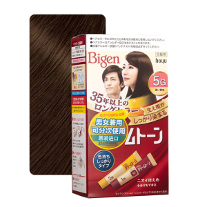 美源(MEIYUAN)可瑞慕染发膏 5G深栗色(日本进口染发剂 健康遮盖白发染发霜 男女兼用)