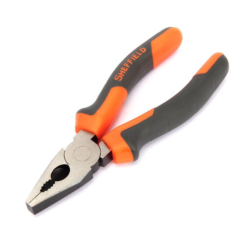 钢盾(SHEFFIELD) S045003 双色柄钢丝钳8[家用]
