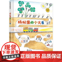 麦田精选图画书 蚂蚁国的小火车 视觉发现游戏专注力想象力表达力培养情景认知社会生活认知动物科普