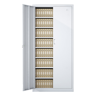 豪利特收纳柜财务档案柜资料柜加厚文件柜办公室带锁铁皮柜凭证柜八层