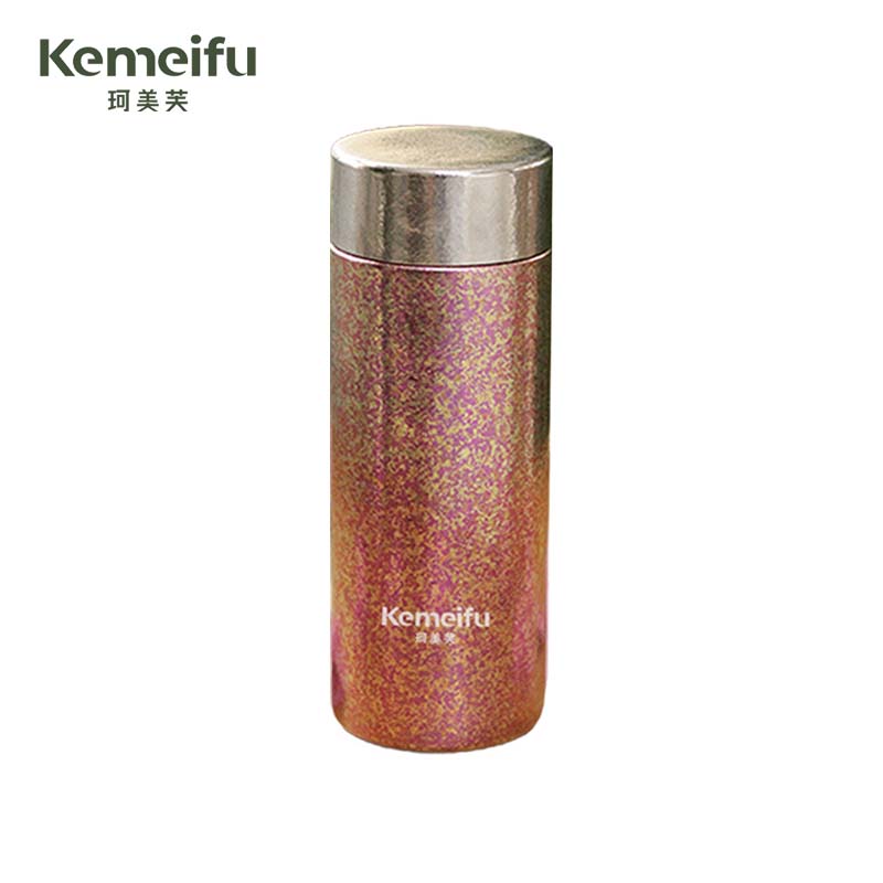 珂美芙 纯钛保温杯 粉色230ml 个