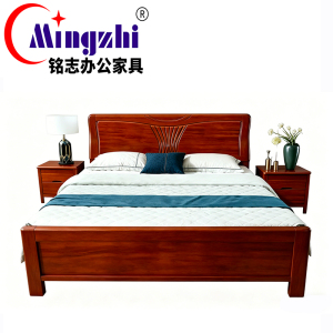 铭志办公家具 实木床 MZC002(1500*2000*1130mm)张