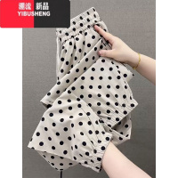 YIBUSHENG冰丝九分休闲裤女季薄款大码胖mm显瘦束脚哈伦裤宽松速干运动裤