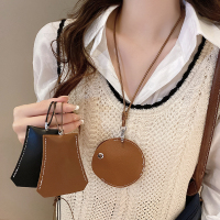 挂脖磁吸多功能皮革墨镜夹项链女眼镜收纳挂绳脖子毛衣链挂链配饰送女朋友老婆情人节七夕生日礼物