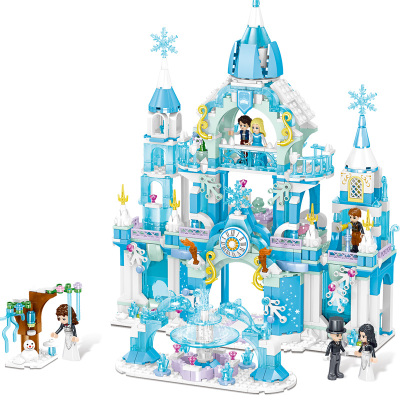 汇奇宝积木拼装插玩具兼容乐高启蒙女孩益智儿童城堡公主梦积木拼装塑料6-14岁波德尔望星城堡801颗粒-