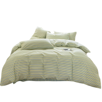 铭思沃 四件套1.8m床 绿条纹 套