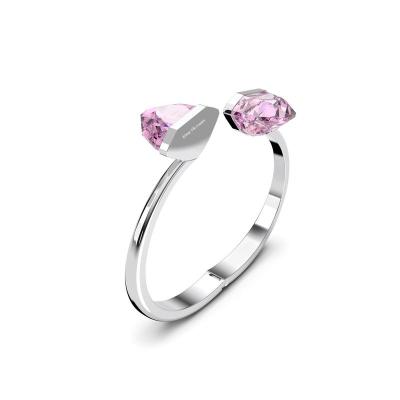 施华洛世奇(SWAROVSKI)女款晶钻不锈钢光感手链时尚百搭配饰银粉