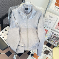 春秋季新款夹克男美式潮牌复古男女同款慵懒长袖上衣情侣男装外套