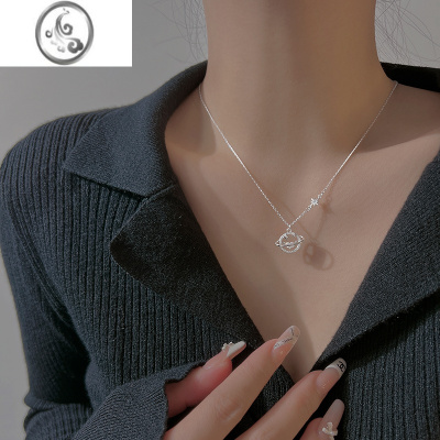 JiMi/星球项链银银女轻奢小众高级设计感2023年新款潮夏百搭锁骨链