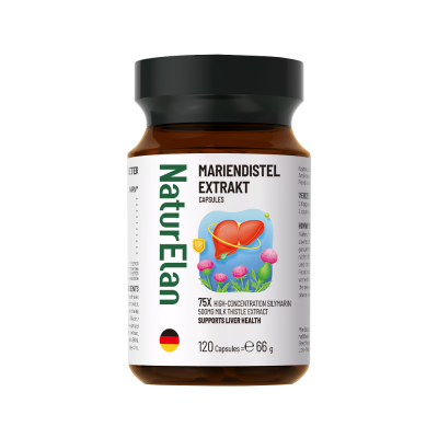 德国NaturElan吶兔奶蓟草护肝片120片原装进口膳食营养补充剂高浓缩高含量