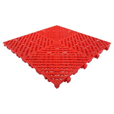 臻远 ZY3121305地格栅塑料拼接地板垫网格垫板 红色