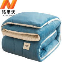 铭思沃牛奶绒冬被200*230cm条