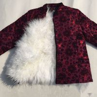 举翼王子中老年羊毛棉袄女真皮毛一体外套加厚保暖羊皮棉衣棉服