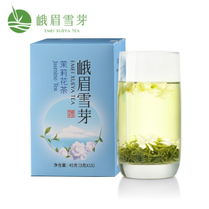 峨眉雪芽茉莉花茶45g 茉莉花茶 四川花毛峰