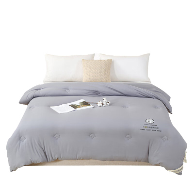 优福安达棉花被 BX2024001 A类针织棉棉花被 灰色 条