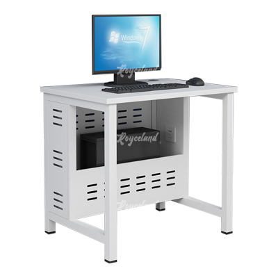 洛诗莲 (RoyceLand) 钢架电脑桌培训桌机房电脑桌学习桌课桌 单人位F款