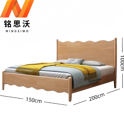 铭思沃实木床200*150*100cm张