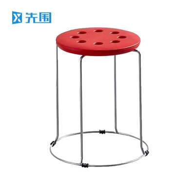 先围 圆凳 钢柱8mm凳高45cm 个