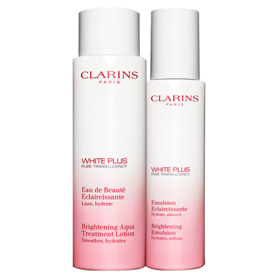 娇韵诗CLARINS清透焕白系列水乳面部护肤套装补水保湿提亮肤色消除暗沉淡化黑色素焕白肌肤水200ml乳75ml