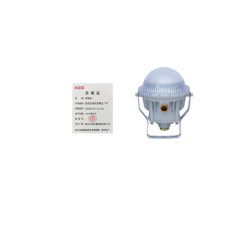 浙冠荣GRD8183-12-36V 低压支架式防爆工厂灯