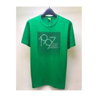 Hugo boss绿色圆领短袖T恤男式简约百搭基础款