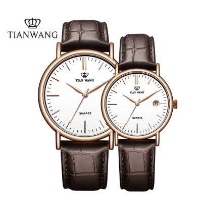 天王表(TIANWANG)手表情侣表正品时尚潮流石英表情侣对表3874