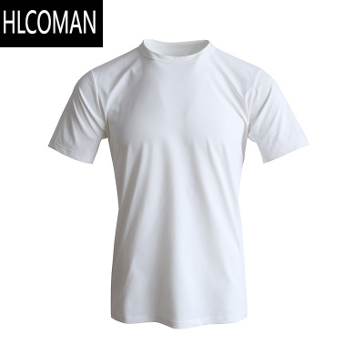 HLCOMAN鸟系高端sorona索o纳夏季修身速干弹力透气运动休闲男士短袖T恤