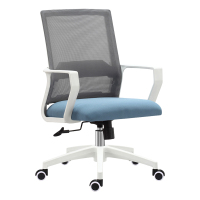 翌嘉 YJ-20103 办公椅人体工学椅会议椅 白色转椅