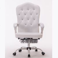 欧式电脑椅家用白色办公学生升降转椅老板椅书房桌椅主播直播座椅