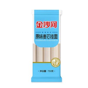 金沙河 原味麦芯挂面 750g 细滑劲道 外观精美家庭日常必备