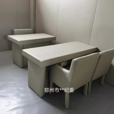 匡大谈话桌软包办公桌审讯桌1.4米KDT967