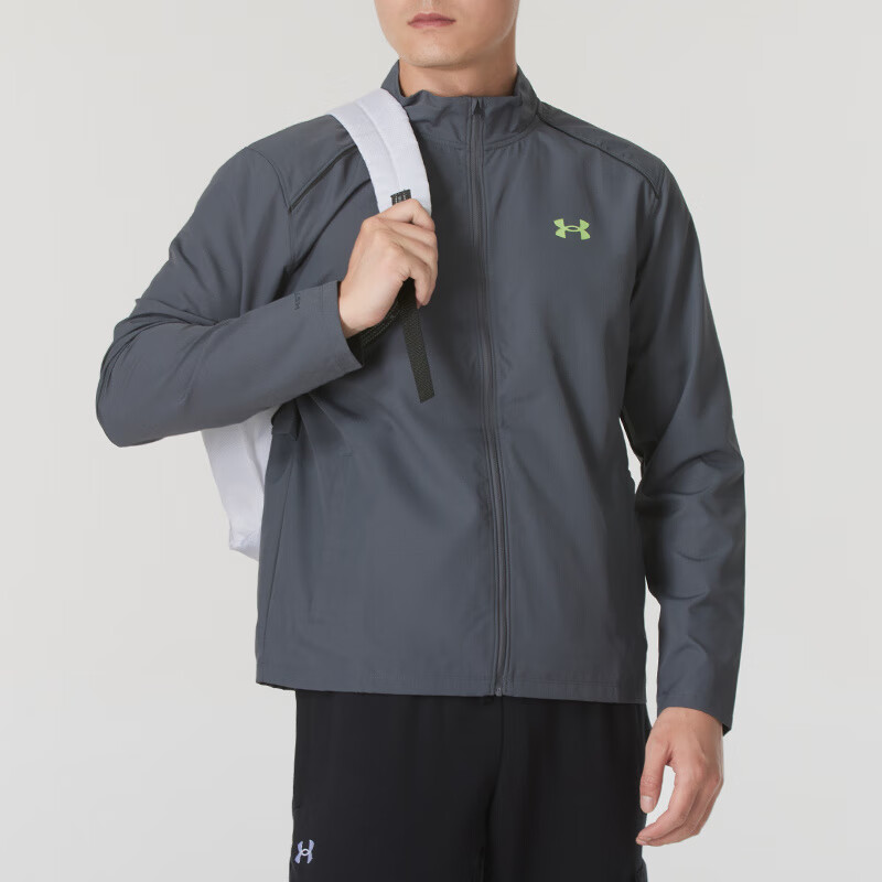 安德玛(Under Armour)男装新款运动服跑步健身训练上衣户外休闲夹克外套1376797-025 ZP