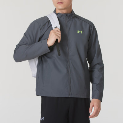 安德玛(Under Armour)男装新款运动服跑步健身训练上衣户外休闲夹克外套1376797-025 ZP